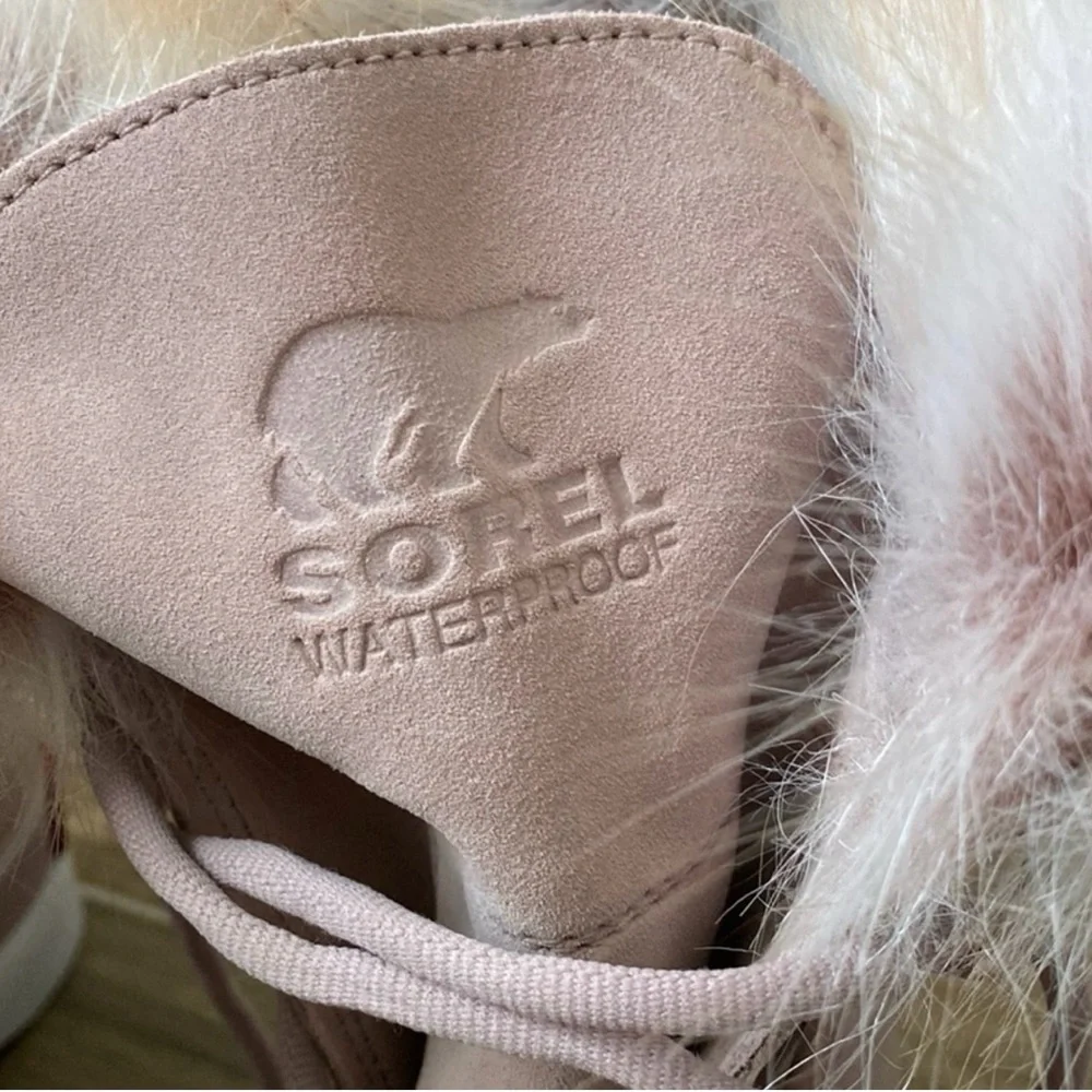 NEW Sorel Joan of Arctic Next Boots faux fur Pink Size 9.5